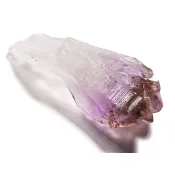 ***原礦屋*** 招財、開智慧！A級巴西優質清透料紫鈦晶柱小原礦6.177g (尖端完好)！