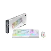 (店+)【MSI 微星】Vigor GK30 COMBO WHITE TC 電競鍵盤滑鼠組白色