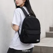【Homieee】Stussy Canvas Backpack 後背包 帆布 黑色 134252-BLAC