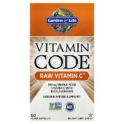 【iHerb】生命花園, Vitamin Code®，未加工維生素 C™，60 粒全素膠囊