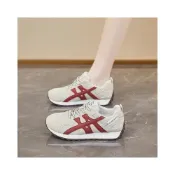 (店+)韓系軟底防滑穆勒鞋加寬加肥輕便輕量增高舒適厚底久站不累腳板鞋一腳蹬時尚百搭豆豆鞋大尺碼護士鞋吸震減壓健走鞋免系鞋帶旅遊鞋