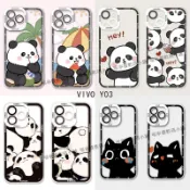 VIVO 可愛小熊貓手機殼 適用Y39 Y03 Y17S Y55S Y21 Y20 Y72 Y50 Y19 Y17保護殼