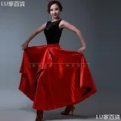 西班牙 鬥牛 舞蹈 表演 斗篷 專業 拉丁舞裙 國標 拉丁 披風 圍裙 成人 大擺裙 拉丁舞裝 舞蹈服飾