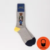 【 🇺🇸大鬍子美國襪子選品 】POLO RALPH LAUREN - 經典品牌印花設計系列街頭休閒長襪