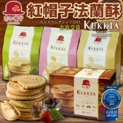 《紅帽子》KUKKIA綜合法蘭酥｜抹茶 牛奶 草莓 巧克力｜日本 法蘭酥 喜餅 零食 送禮 禮盒 餅乾 薄餅｜大掌櫃團購