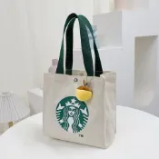 星巴克新款帆布袋～手提袋～便當袋～媽媽包