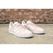 (店+)【adidas 愛迪達】Adidas Originals GAZELLE 復古鞋(水原希子 粉紅)