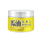 JJUSTGO家事購 日本 Loshi 保水潤澤 馬油 護膚霜220g