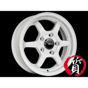 【五股泓越經銷】全新 泓越 MAXX 鋁圈 14吋 M838 純白 類TE37 輕量化 六爪 深唇 海拉風