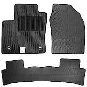 CARBUFF 汽車腳踏墊 BMW 5系列 (2010~2017/02) F10/F11 適用 / 蜂巢式防水車墊