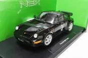【特價現貨】1:18 Welly Porsche 911 Turbo 964 1989 黑色 ※合金可開※