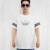 (店+)【adidas 愛迪達】三葉草 運動休閒圓領短袖 短T FM3894