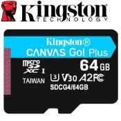 金士頓 Kingston 64GB 200MB/s U3 microSDXC UHS-I V30 A2 記憶卡 SDCG4/64GB