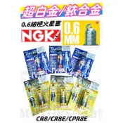 NGK 高效能火星塞.銥合金 超白金 CR8/CR8E/CPR8E 強化導電壽命.勁戰 SMAX RS 雷霆S GP
