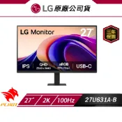 LG 樂金 27U631A-B 電腦螢幕 27吋 100Hz 2K 5ms IPS 護眼螢幕 電競螢幕 液晶螢幕 螢幕