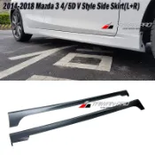 現貨！三代 15 馬自達3 V款 側裙 2015-2018 Mazda 3 定風翼 馬3 改裝空力套件★台灣製造★