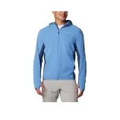 【Columbia 哥倫比亞】男款Spectre Ridge™ FZ HoodedTech Fleece-鈦防潑水連帽外套-藍色(UAO16570BL/IS)