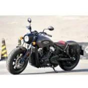 Scout bobber機車馬鞍包  適用於 Indian 重機改裝帆布包 黑馬 honda 機車 Scout