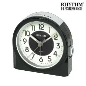 【RHYTHM 麗聲】官方直營 時尚閃耀夜燈漸進鬧鈴靜音鬧鐘(星夜黑)