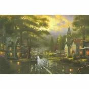 【拼圖貓】HC - 畫作系列-歐洲風景 台灣製 1000片 夜光拼圖 1000-81D