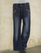 楹 ~ 正品 ET BOiTE 法國箱子 靴型牛仔褲 size: LL E1540+12