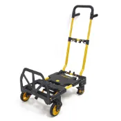 🍔【訂金】STANLEY史丹利新型帶剎車家用手推車工具車 可折疊筐蓋板便攜輕便