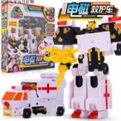 🔥爆品熱銷🔥心奇爆龍戰車X龍裝戰甲救護車變形機器玩具男孩新奇汽車金剛親子互動生日