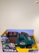 Tonka通卡農場卡車 鋼製合金鐵皮農用卡車孩之寶工程車T