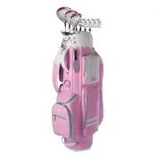 【MIZUNO 美津濃】JPX QII 女用 高爾夫球具組 共10支 贈桿袋 (JPX Q第二代 輕量又遠距)