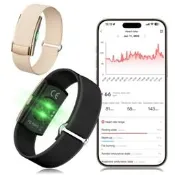 【現貨 48h快速出貨】新品QX Air智慧手環無屏設計心率HRV健康監測AI健康分析運動手環