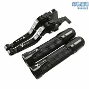 檸檬精選屋 【一鍵快調】MT-07剎車拉桿 FZ-07改裝拉桿 摺疊牛角 離合拉桿 鋁合金CNC 可調間距 防滑手柄 2014-2024款專用 競技防摔