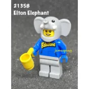 【台中翔智積木】LEGO 樂高 21358 人偶 Elton Elephant 大象愛德華