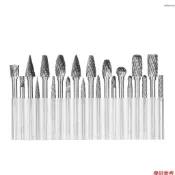 20pcs 雙截硬質合金旋齒木工銼刀