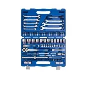 【KING TONY 金統立】專業級工具1/4&1/283PCS吹氣盒綜合工具組(KT7582MR)