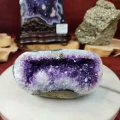 (店+)【藍夜水晶】烏拉圭紫水晶 原皮原礦 紫晶簇 紫晶洞 紫晶鎮  異象水晶 K38