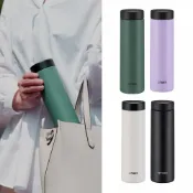 (店+)【TIGER 虎牌】日本 超輕量免拆洗上蓋 304不鏽鋼保溫瓶 500ML ( 夢重量 保溫杯 適用洗碗機  MMZ-W050 不銹鋼 )