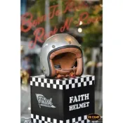 (店+)GU CAMP 騎士部品（現貨）免運優惠 快速出貨 Faith Retro II 復古 小帽體 3/4 安全帽 faith 亮銀色