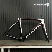 【KUOTA】KRYON DISC 亮光白紅公路車架