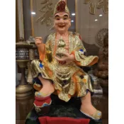 〔修緣佛像文物館〕1尺3濟公 濟公活佛 神像 神明 神尊 佛像樟木