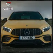 適用于賓士A級 W177 A180 A200 A220 2019+豎條AMG GT水箱罩格柵改裝