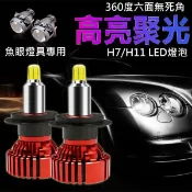 魚眼專用 360度發光 55W汽機車LED大燈6面發光美國Cree晶片H7 H11 H1 9012 9005 6500K