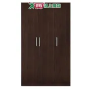 HOPMA 白色美背簡約三門衣櫃 A-384D【廠商直送 限單獨下單】台灣製造 衣櫥 臥室收納 大容量置物【愛買】