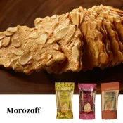 現貨+預購 MOROZOFF 摩洛索夫 杏仁巧克力夾心脆餅 葉子薄餅 杏仁薄餅 榛果巧克力 綜合鐵盒 日本禮盒 日本零食