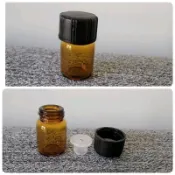 下殺↘佳樺🇹🇼MIT拍拍玻璃瓶1.5ml附有洞内塞BT-320-1🇹🇼台灣製有發票 迷你樣品分裝瓶  拍拍瓶  瓶瓶罐罐
