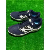 棒球世界全新NEW BALANCEL NB最新款壘球膠釘鞋 2E PL3000N7特價深藍白配色
