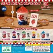 BANDAI日本扭蛋迷你日式水果刨冰微缩模型全6款