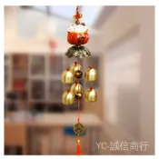 💯可開發票#招財貓風鈴店鋪門鈴掛飾門飾銅鈴鐺掛件創意禮品風鈴進門提醒鈴鐺
