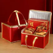 (店+)拉鍊保冷袋 外送袋 年菜保溫袋 保冷袋 佛跳牆 春節過年 禮品袋 環保袋 年菜禮盒 手提袋 鋁箔袋