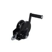 (店+)手搖絞線器 自動制動手動絞車 煞車手搖絞盤 垂直升降  雙向自鎖手動捲揚機 小型家用牽引 手動捲揚機
