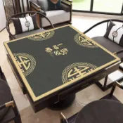 麻將桌布 麻將桌墊 麻將消音墊 打牌桌墊 手搓麻將桌墊 桌布 棋牌桌墊 新款麻將桌桌布專用桌墊耐髒桌布打撲克牌加厚消音正